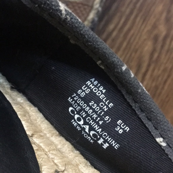 Coach espadrilles - Picture 4 of 4